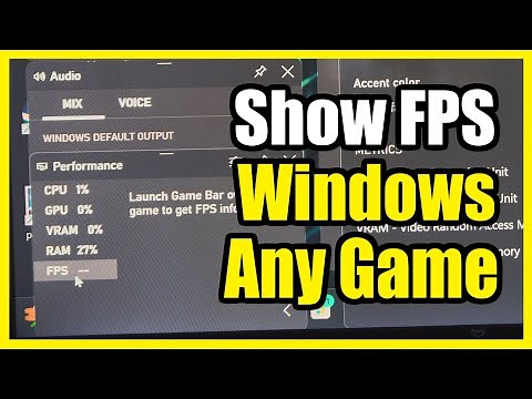 How to Show FPS Counter in any Game on Windows 11 PC (Settings Tutorial)