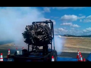 Pratt & Whitney R4360 startup