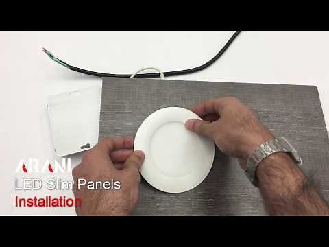 LED Slim Panels Installation