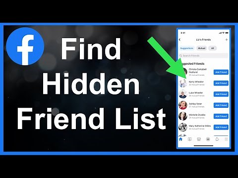 How To Find Facebook Hidden Friend List