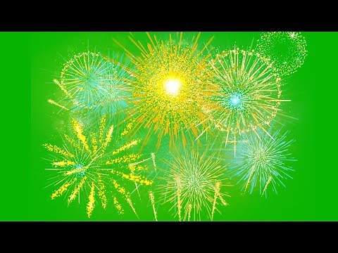 Free Green Screen - Fireworks