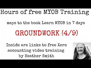 Free MYOB Training Learn MYOB IN 7 Days Day 2 Part 2 (4/9)