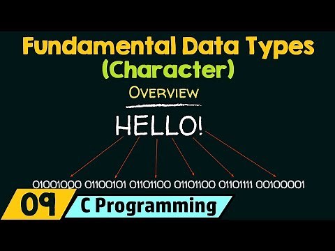 Fundamental Data Types − Character
