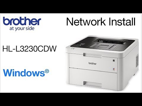 Wired Network Install HLL3230CDW - Windows