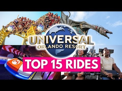 Top 15 BEST Rides At Universal Orlando - Including EPIC Universe!
