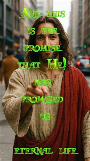 A Promise For Eternity (1 John 2:25) #godspromises #jesus #eternallife