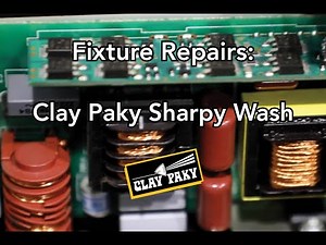 Clay Paky Sharpy Wash Ballast INIT Error SOLVED!