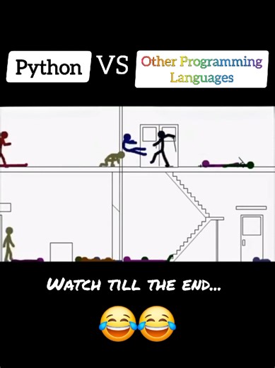 Coding tutorial (@codingtutorial12) - Python vs Other Programming Languages. #tiktok #foryou #foryoupage #trending #viral #programming #coding #animation #python #java #funnytiktok #funny #meme #haha #creatorsearchinsights