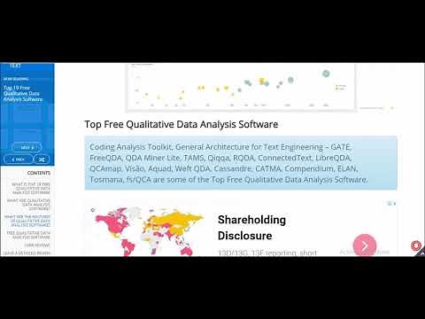 Free Softwares for Qualitative Research and Analysis