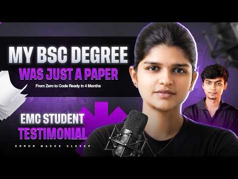 My BSc Degree Was Just a Paper | I Wish I knew This Earlier | EMC Student Testimonial