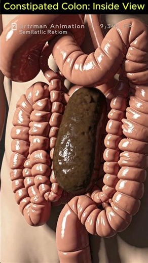 What Constipation Really Looks Like: Realistic 3D Colon Footage You’ve Never Seen | 20