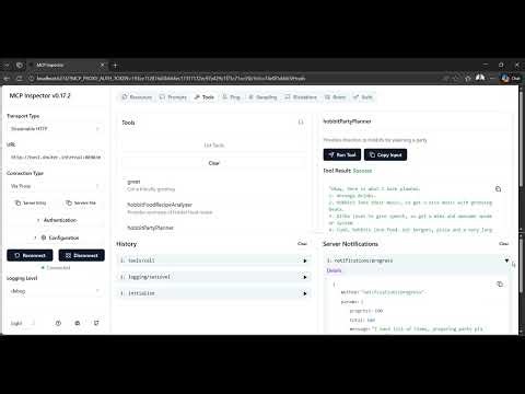Spring AI - MCP Server - Tool - Notifications