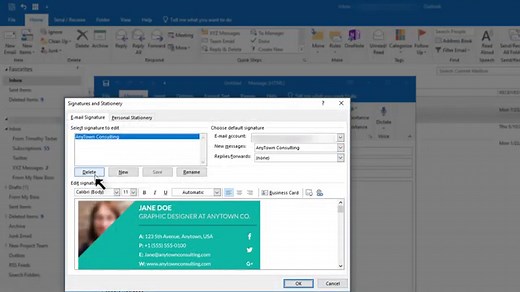 How to Add a Professional Outlook Email Signature Quickly ( Video) | Envato Tuts