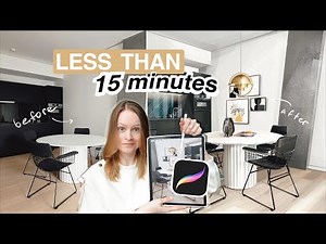 Kitchen Makeover | iPad Procreate for Designers