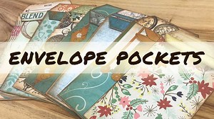 How to make Envelope Pockets for Junk Journals