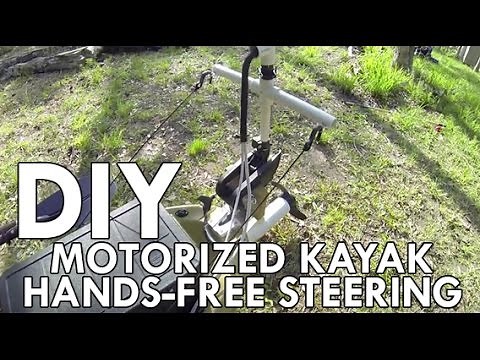 DIY How to Hands-Free Steering Motorized Fishing Kayak
