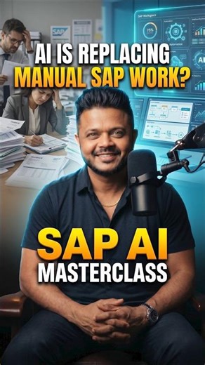 AI inside SAP is quietly replacing manual work! | ZaranTech #shorts