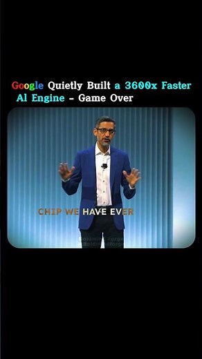 Google Just Dropped a Processor 3,600x Faster Than Before 🤯 | The AI Revolution Begins #shorts