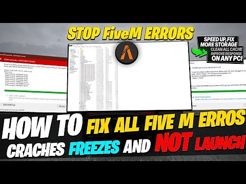 FiveM - How To FIX FiveM ERRORS And CRASHES (2024)