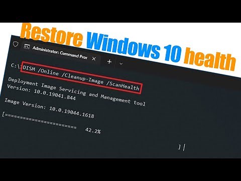 How to use DISM command tool to repair Windows 10 image | Without Reinstalling Windows 10/11