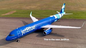 JetBlue has always made bold moves—and we’re matching those with a bold update to our iconic liveries. Get a peek as we paint and reveal the new Airbus A321 with Mint—our first-ever Mint livery—featuring an all over-blue body, bright pops of color and Mint Leaves pattern. One done. More to come. Read more here: https://bit.ly/43FGHRl | JetBlue
