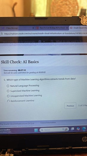 Which type of Machine Learning algorithms extracts trends from ... | Filo