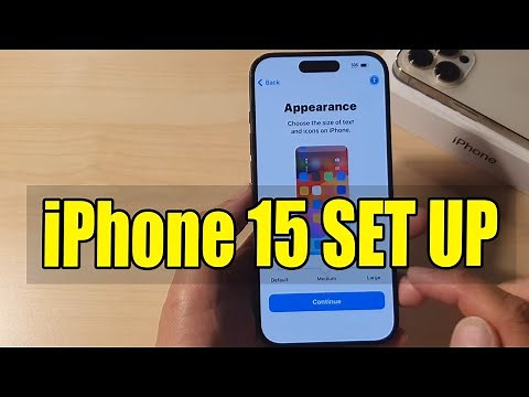 iPhone 15 SET UP Guide