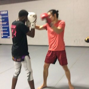 1.4K views · 5 comments | Drilling some hard traps and elbows. It's awesome to have our homie Steve out!! I know he's in great hands at @boxingworks but we def miss him. #lvlup #elbows #muaythai #STEEEEEVE #ECMT #WCMT #muaythaiaddict | Level Up Boxing & Fitness | Facebook