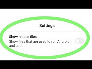 How To Show Hidden Files In Mi File Manager | File Manager Hidden Files Show Android