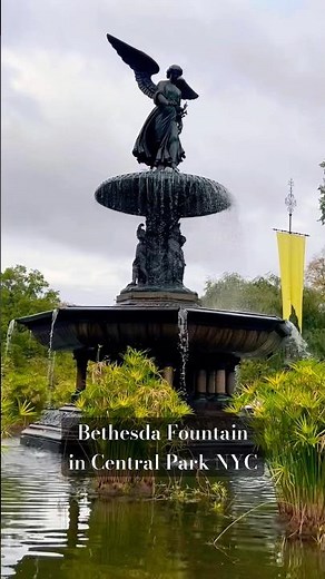 🗽 Bethesda Terrace and Fountain in Central Park in New York City
