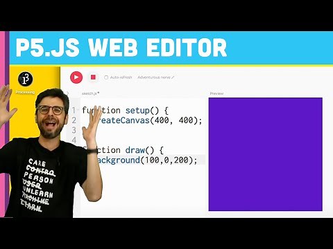 How to Use to p5.js Web Editor (1.2)
