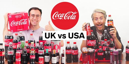 Every difference between US and UK Coca-Cola