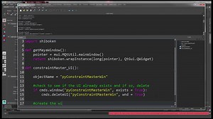 PySide UI Creation in Maya: Video Two