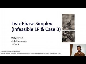 Week6.3 Two-Phase Simplex Method (Infeasible Case & Case 3)