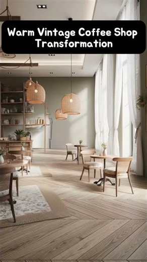From Empty Space to Cozy Botanical Café ☕🌿 | Warm Vintage Coffee Shop Transformation