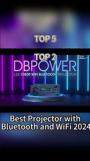 TOP 5 Best Projector with Bluetooth and WiFi 2024