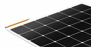 These light, thin, flexible solar panels 'peel and stick' to roofs