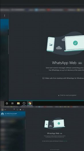 How to use whatsapp web without online