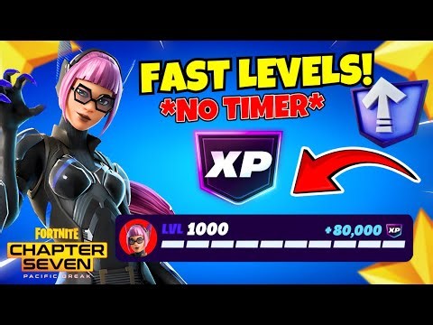 *NO TIMER* Fortnite XP MAP to LEVEL UP FAST in Chapter 7! (WORKS after CREATIVE XP DISABLED)
