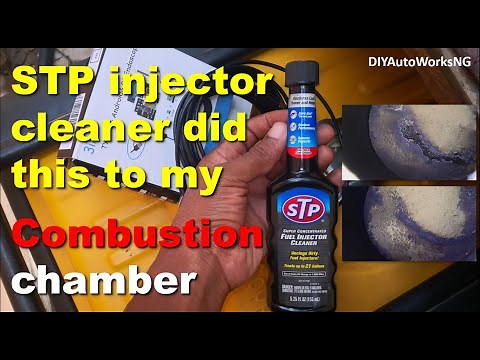 What STP fuel injector cleaner did in my combustion chamber