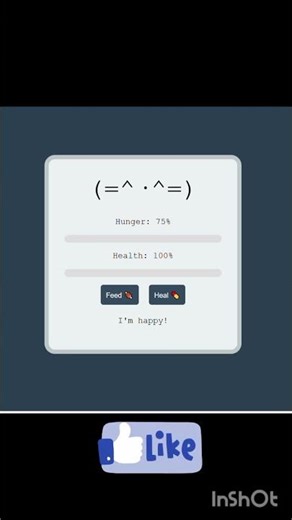 create an electronic monster using html css and JavaScript. #html #css #javascript #coding