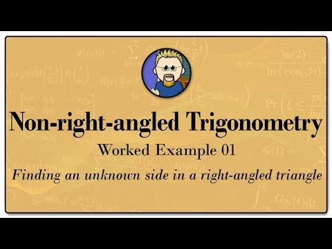 Non Right Angled Trigonometry Eg 01