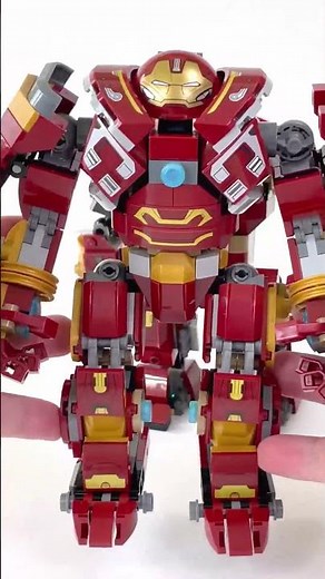 LEGO Infinity Saga Avengers Infinity War Hulkbuster VS Hulkbuster | LEGO 76247 VS 76104 #Shorts
