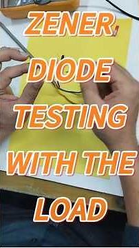 Zener Diode Testing with Load: Voltage Regulation and Breakdown Test