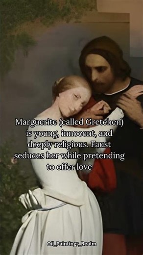 Faust and Marguerite from Goethe's Faust, #artshorts #historyshorts #paintings