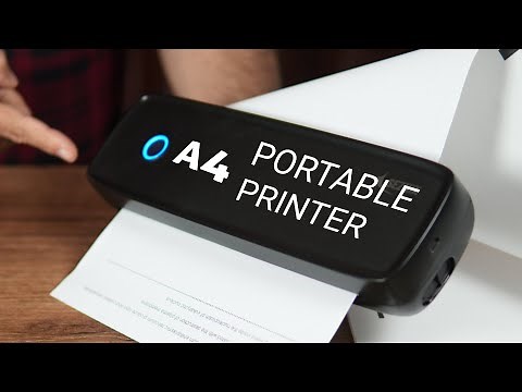 This is A4 Portable Printer - Ultimate Inkless Bluetooth Printer for Professionals and Travelers