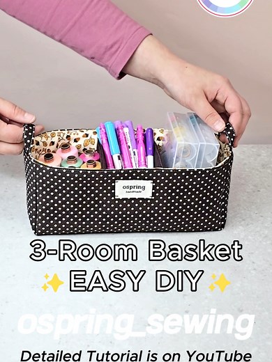DIY Fabric Basket Tutorial for Beginners