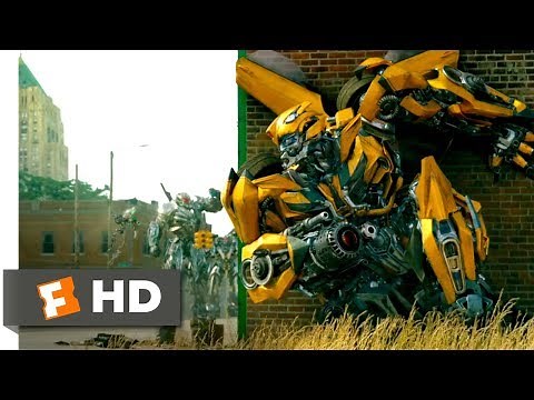 Transformers: The Last Knight (2017) - The Town Battle Scene (2/10) | Movieclips