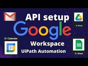 API | UiPath API | API Google | UiPath API Gmail | UiPath API GCalendar | UiPath API GSheet & GDrive