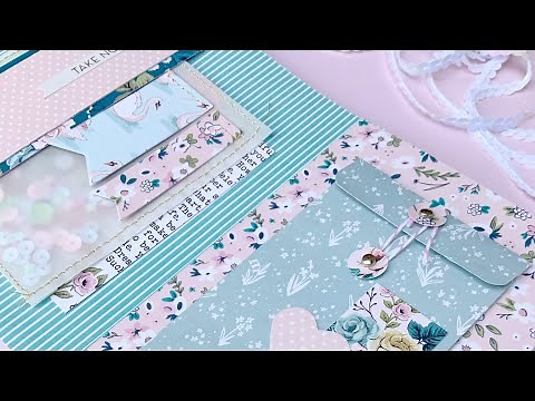 Mini Album Junk Journal Tutorial 6x6 Papers! So easy!
